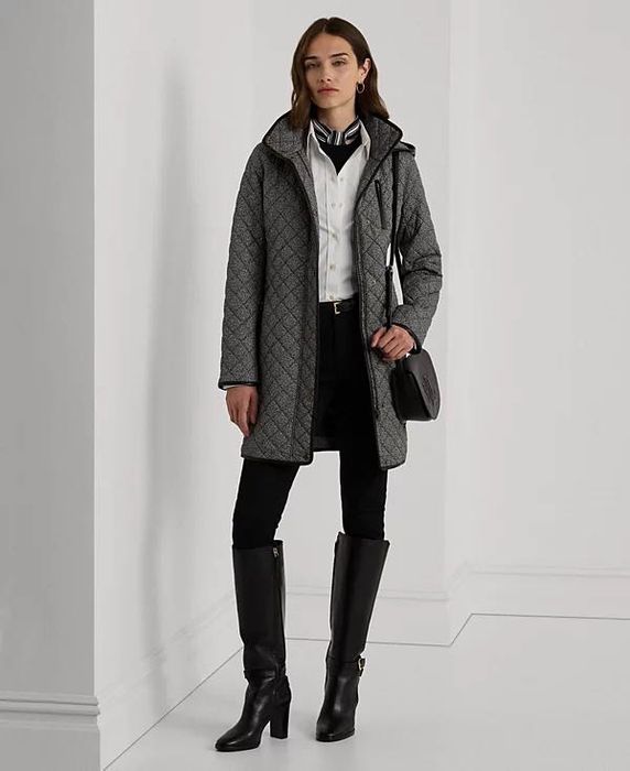 Ralph Lauren original. Стеганое пальто с капюшоном р М