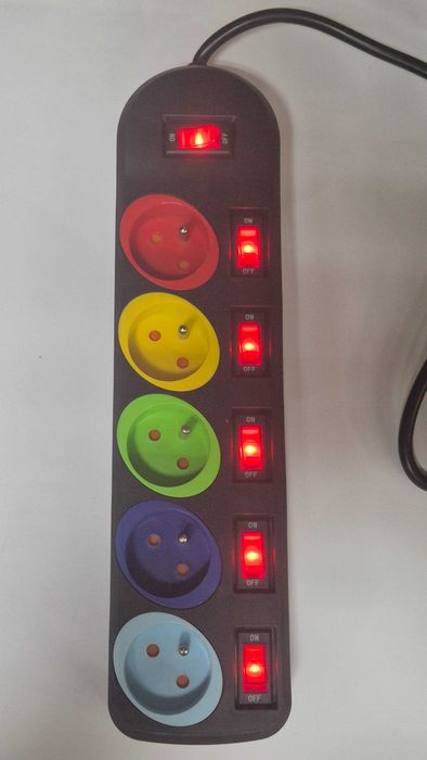 Przedłużacz listwa 5 Gniazd 3m Empire Full Power Strip