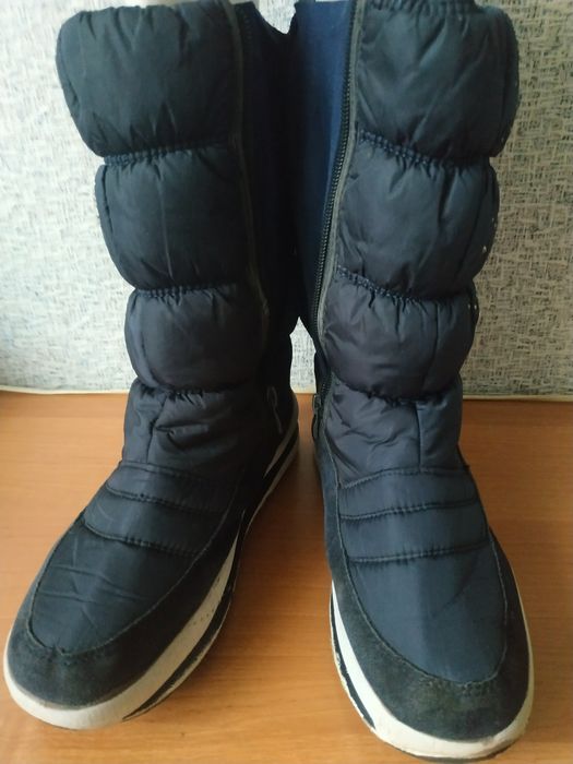 Теплые зимние сапоги