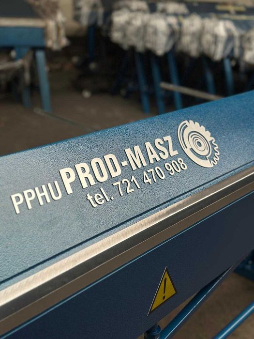 polski producent PROD-MASZ zaginarka do blachy