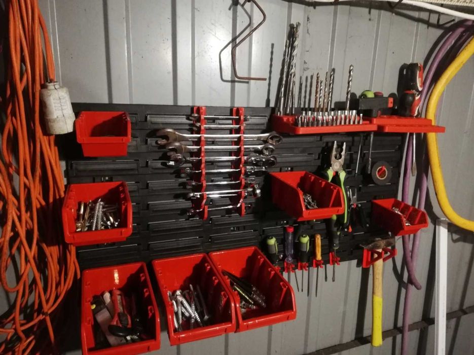 Mocna XXL Ścianka Tablica Narzędziowa Do Warsztatu + Gratis Kuwety