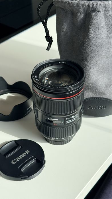 Canon EF 24-105mm f/4L IS II USM, stan idealny, używany hobbystycznie