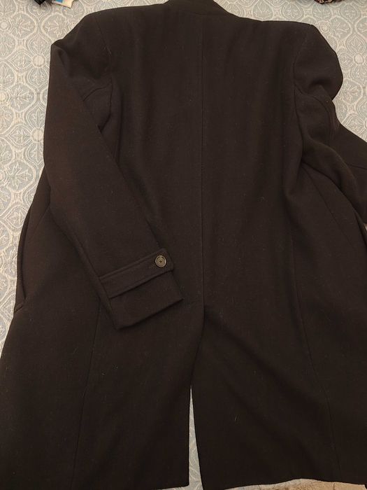 Casaco sobretudo preto Zara