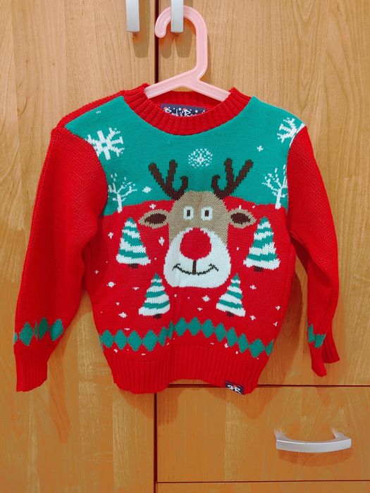 Sweter świąteczny dla chłopca