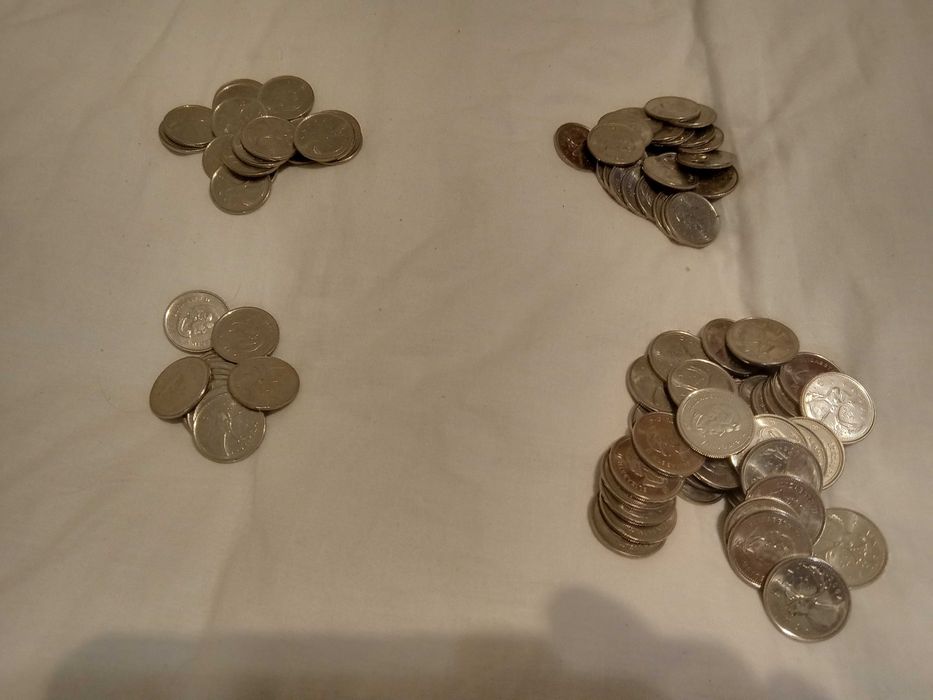 Монети Канади 25центів (96шт одним лотом)