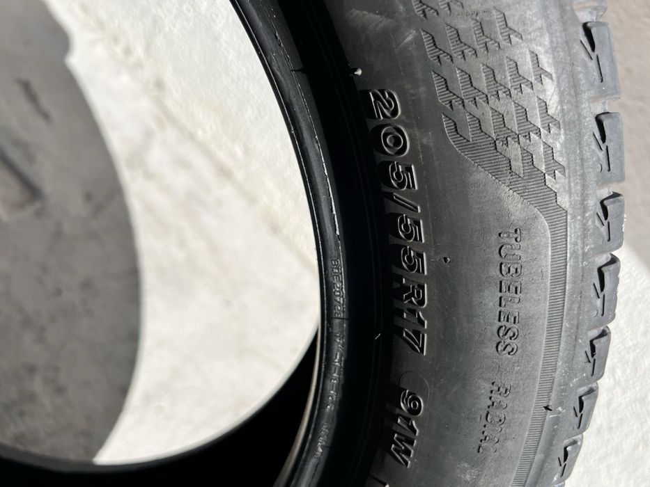 205/55/17 Bridgestone 2 pneus