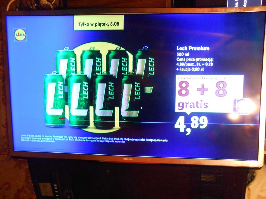 Telewizor Philips uszkodzony