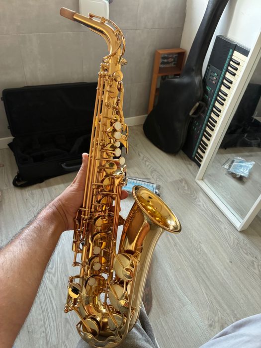 Saxofone Alto Yamaha YAS-280 - Com garantia e extras