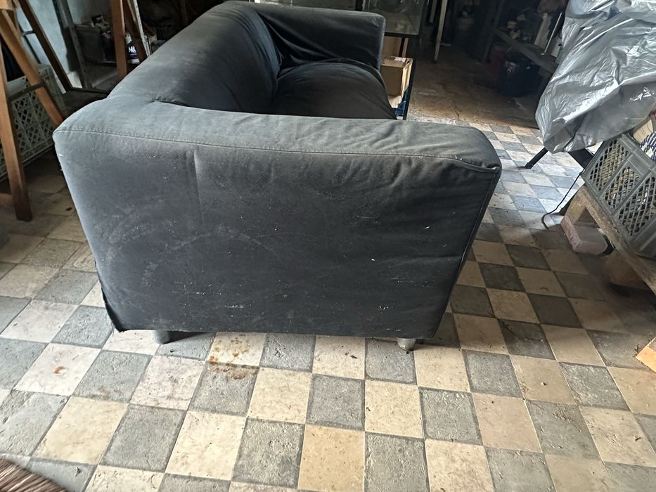 Sofá 3 lugares preto