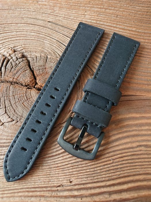 Pasek do zegarka 22 mm handmade skóra naturalna ręcznie robiony