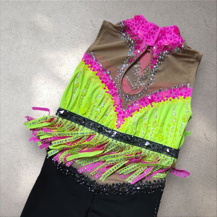 Комбінезон для художньої гімнастики. Ріст 130-140 см купальник