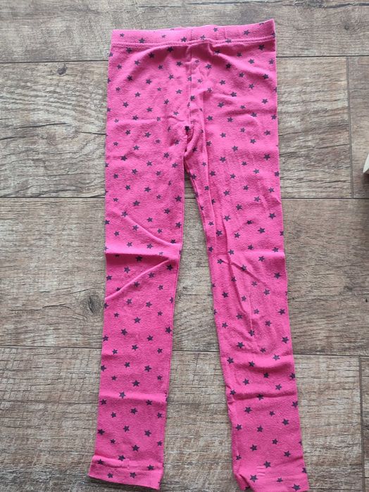 Legginsy dla dziewczynki różowe w gwiazdki PEPCO r. 110 116
