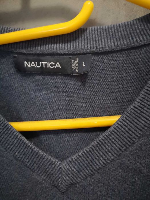 Nautica Niebieski Sweter Męski L - sprzedam!