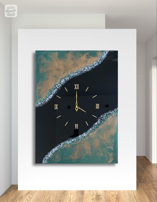 Zegar z żywicy epoksydowej 100/70cm
