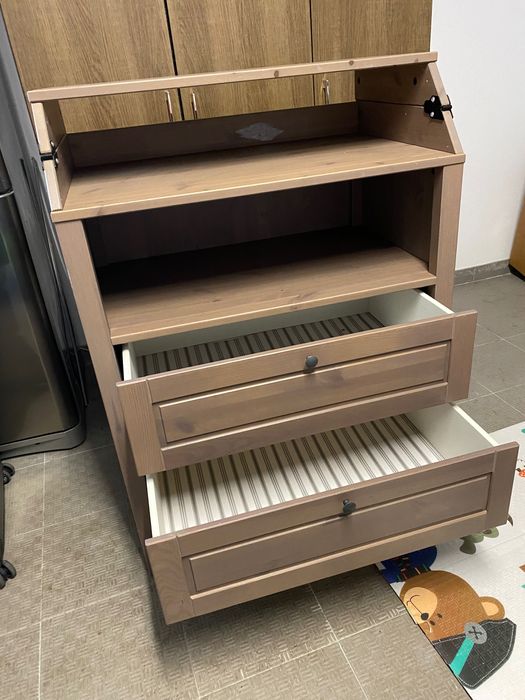 Cómoda/mudador de fraldas