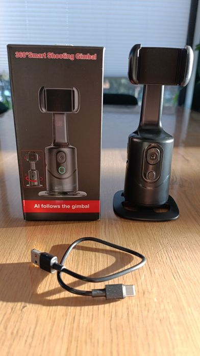 Uchwyt 360 na telefon, kamerę automatycznie śledzący ruch statyw