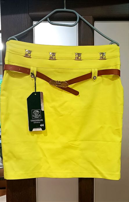 Стильный,яркий,летний,женский костюм блуза+юбка с поясом Турция 44 р.