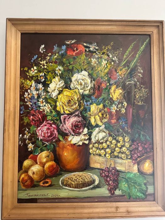 Картина для оформлення інтерʼєру, натюрморт, олія, полотно