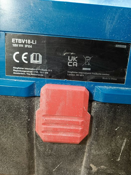 Odkurzacz erbauer 18 v ETBV18-li