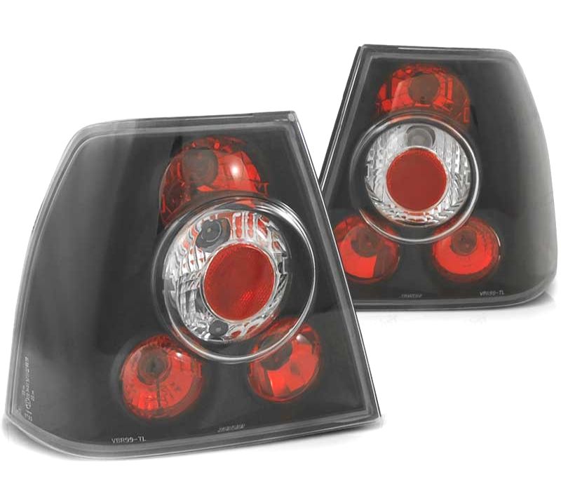 CONJUNTO DE FAROLINS VOLKSWAGEN VW BORA 98-05 PRETO LEX