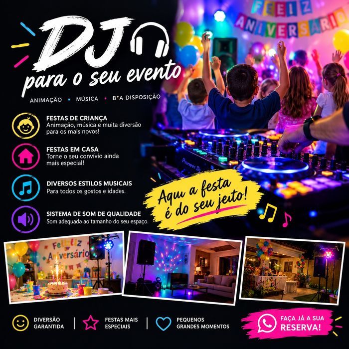 DJ para festas e animação em casa