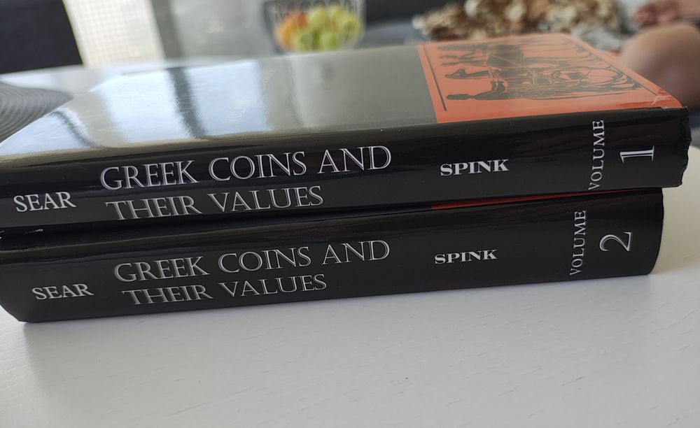 Zestaw 2 tomów – Greek Coins and Their Values – David R. Sear (Spink)