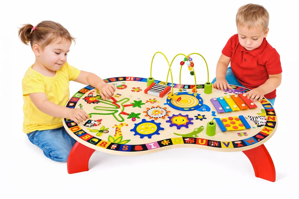 Розвиваючий музичний столик Alex jr sound and play busy table