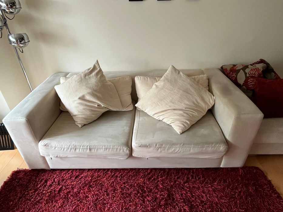 Vendo sofá com puff