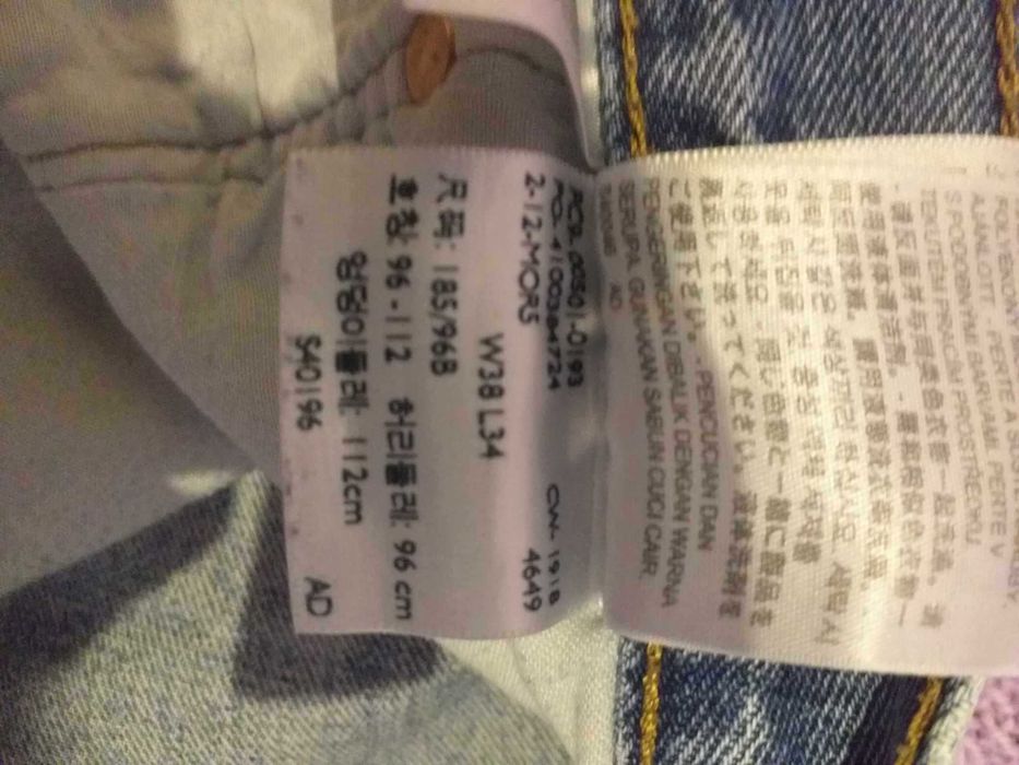 Levis 501 , 38/34