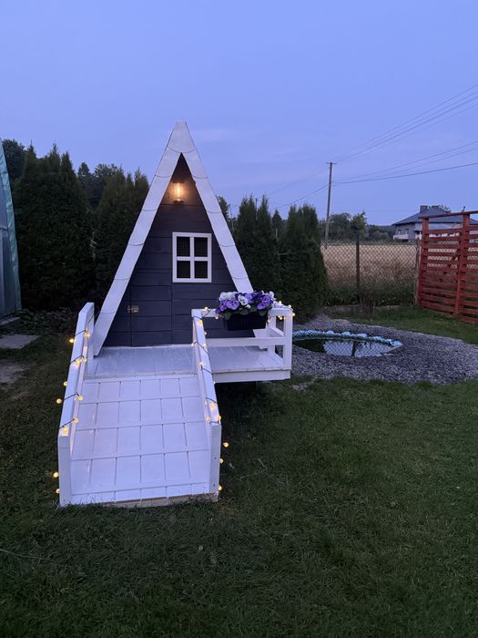 Drewniany domek premium dla kaczek i kur KACZNIK KURNIK