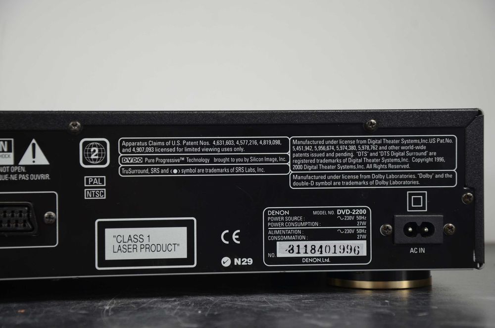 Odtwarzacz DENON DVD-2200 DVD/CD/MP3/SACD/DVDA czarny Okazja
