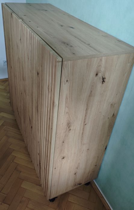 Lenart Komoda imitacja surowego drewna otwierana