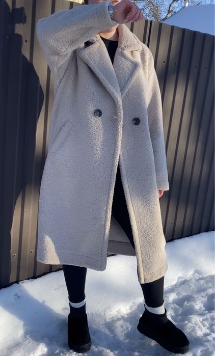 Пальто. Шуба. Тедді пальто. Zara.