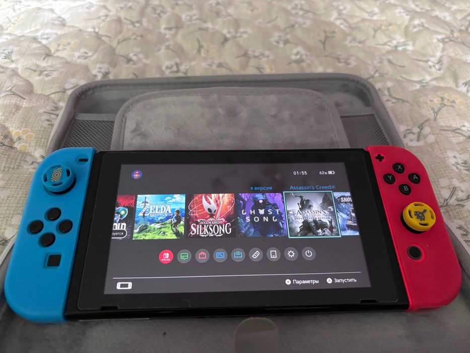 Nintendo switch v2 kifir + sd256gb чохол ідеал