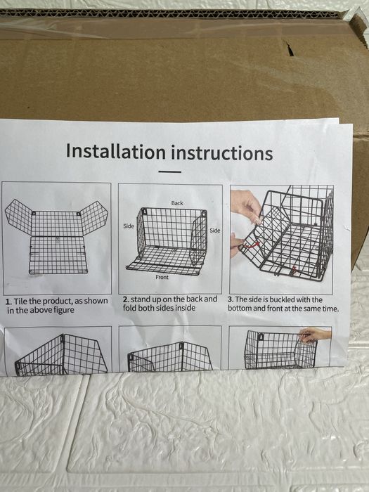 Портативний металевий модульний стелаж для зберігання речей