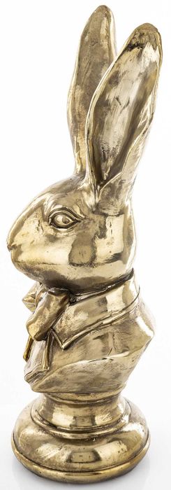 Zając Królik Popiersie złote Piękne! h48cm. 164810