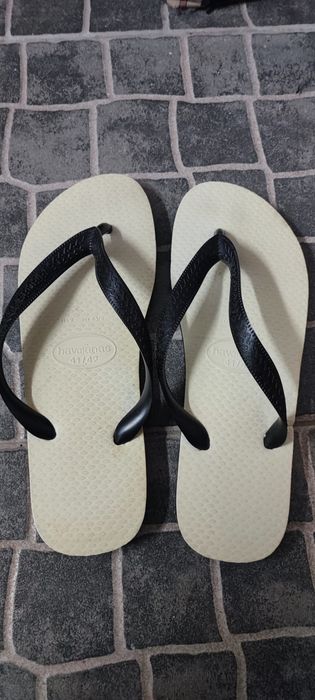 Chinelos Havaianas Homem Bege/Preto
