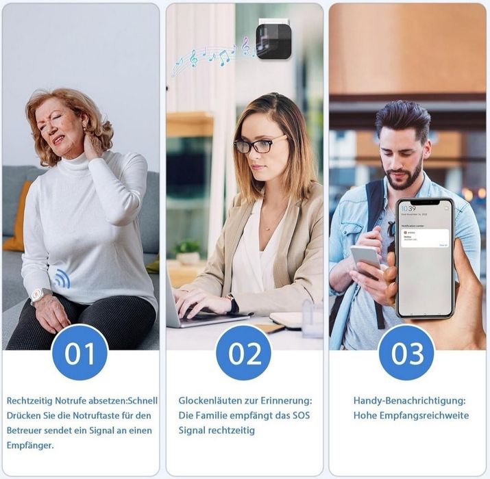 Przycisk SOS WiFi Tuya – inteligentny alarm dla seniora, opiekunów,