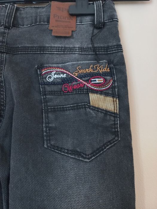 Стильні сірі джинси Slim Fit для хлопчика 134-140 см (8-10 років)