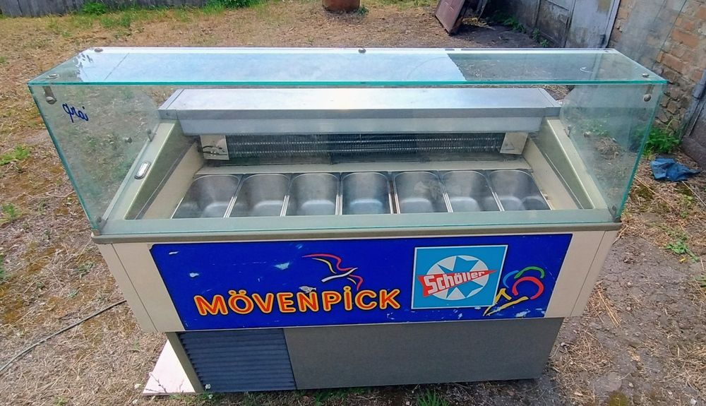 Морозильна вітрина прилавок, для розвісного морозива