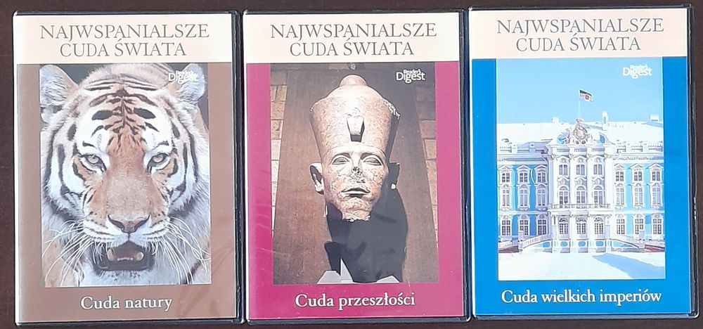 3 płyty Najwspanialsze Cuda Świata