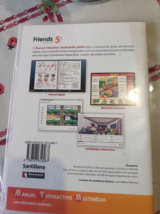 CD-ROM / DVD Manual Interactivo Multimédia Friends 5 ano