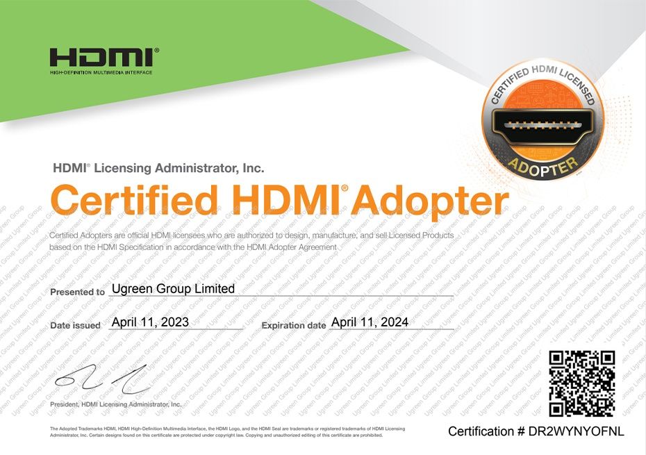 HDMI кабель оригінальний , сертифікація 2.1, 3 метра UGREEN