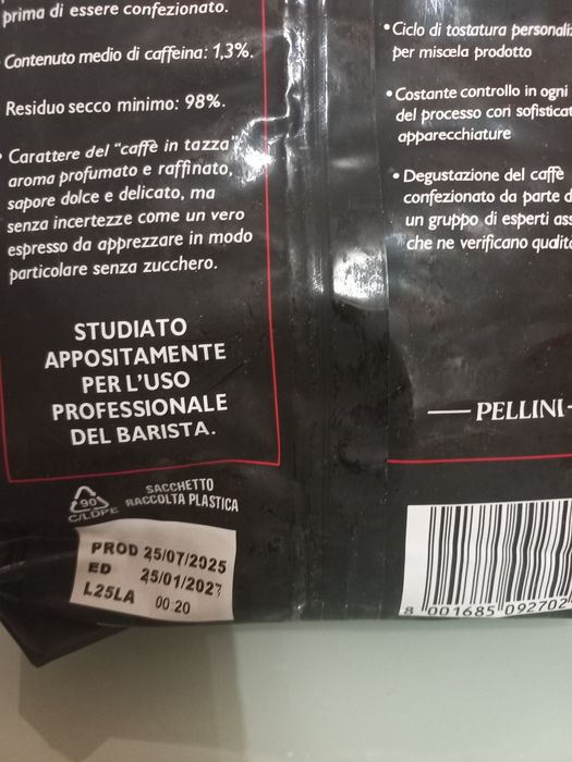 Kawa Pellini Top espresso