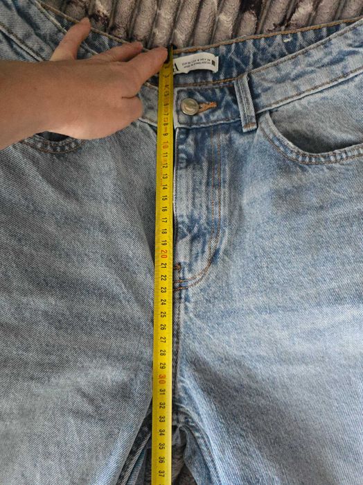 Джинси zara прямі, straight,  висока посадка,  36 S