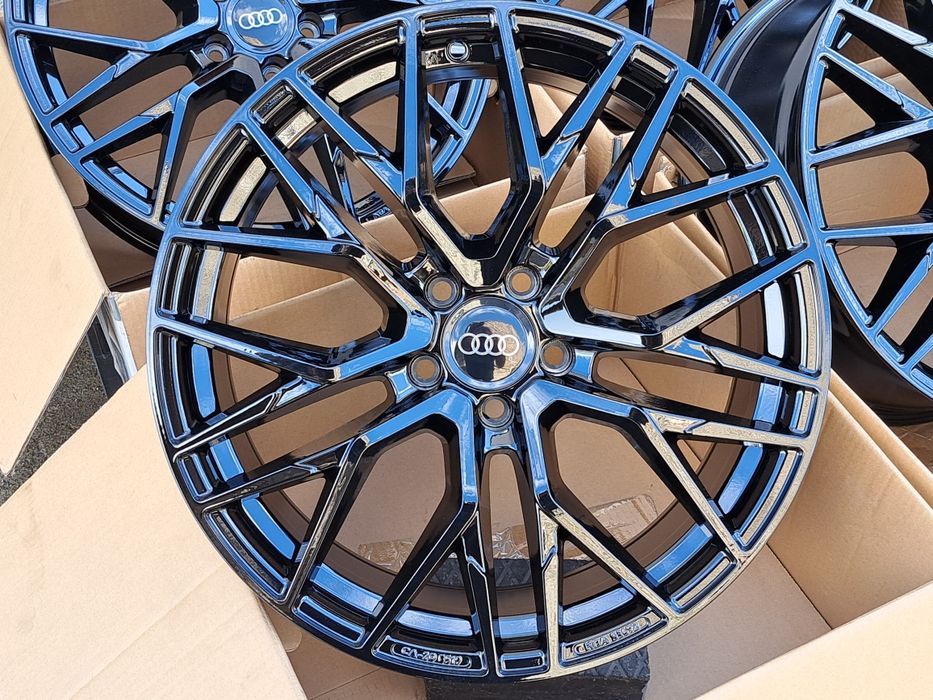 Alufelgi NOWE 17 AUDI 5x112 A3 A4 B7 B8 B9 A6 C5 C6 Q3 TT CZARNE CA20