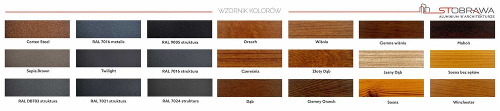 Drzwi aluminiowe przeszklone 130 dwuskrzydłowe - producent