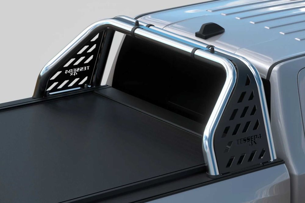 Orurowanie Paki Srebrne Chrom PANEL Rollbar Pick-Up Zabudowa 4x4