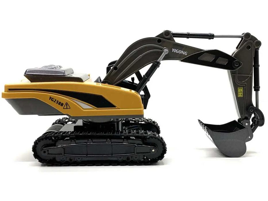 Екскаватор гусеничний на р/к зі звуком Жовто-чорний (ВС1049) Розд/Дроп