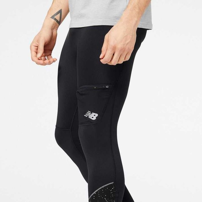 Тайтси Чоловічі Легінси Бігу та Спорту New Balance Оригінал Розмір S-M